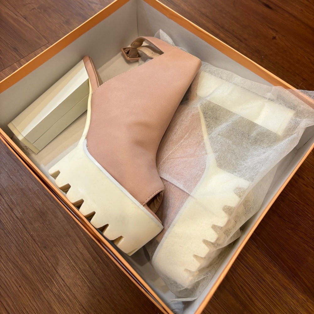 Public Desire platform sandals, size 8, never worn